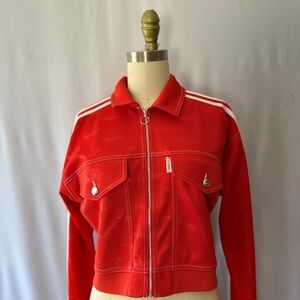Red Adidas jacket